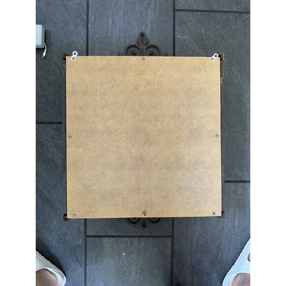 Vintage Homco Syroco Faux Rattan Bamboo Plastic Ornate Wall Cabinet 3609 - Picture 6 of 13